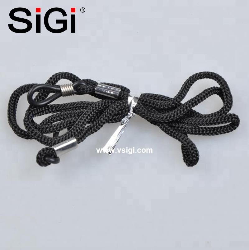 SiGi Black  Nylon Eyeglasses Reading Glasses Accessory Cord 