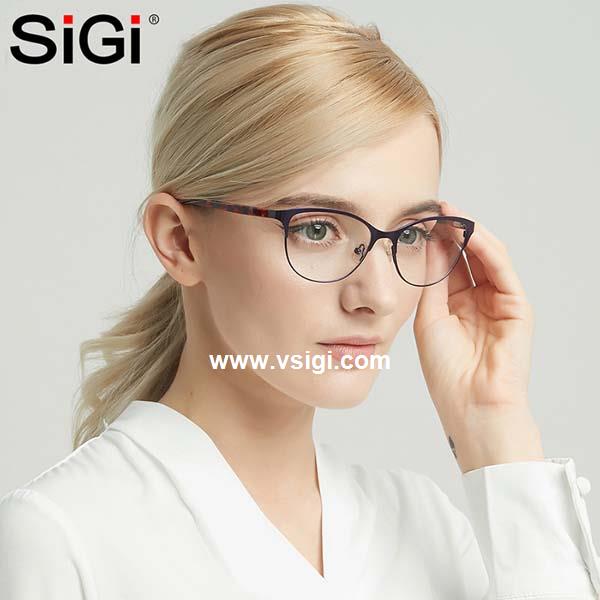 SiGi fashion eyeglasses frames custom metal  eyewear Sport Optical Frame