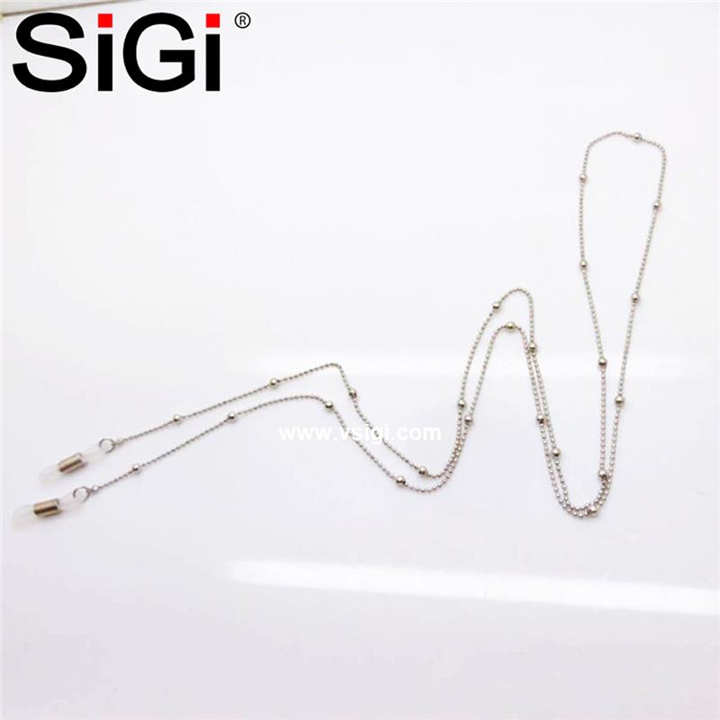 SiGi Stock Anti-slip Glasses Chain Fashion Bead Eye Chain Decoration Eyeglass Strap Eye Glasses Lanyards Eyewear Cord 