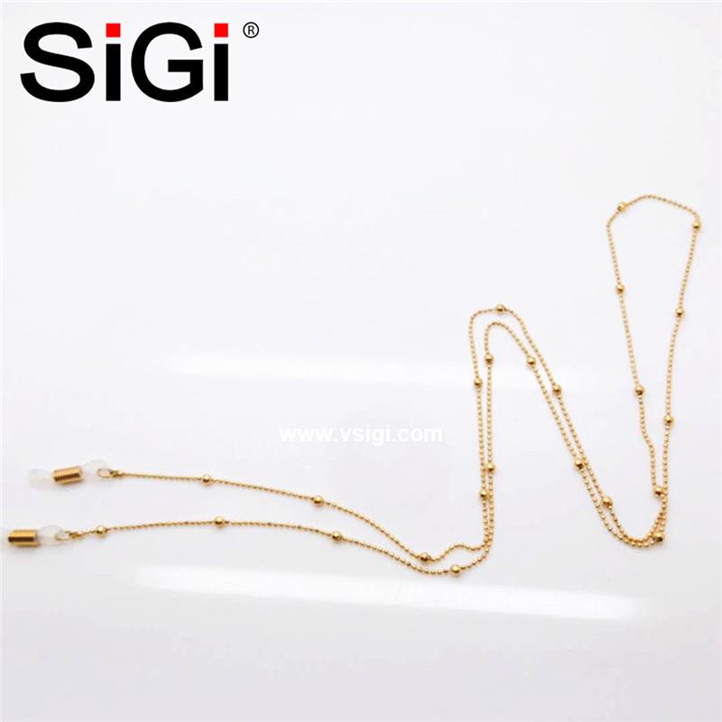 SiGi Stock Anti-slip Glasses Chain Fashion Bead Eye Chain Decoration Eyeglass Strap Eye Glasses Lanyards Eyewear Cord 