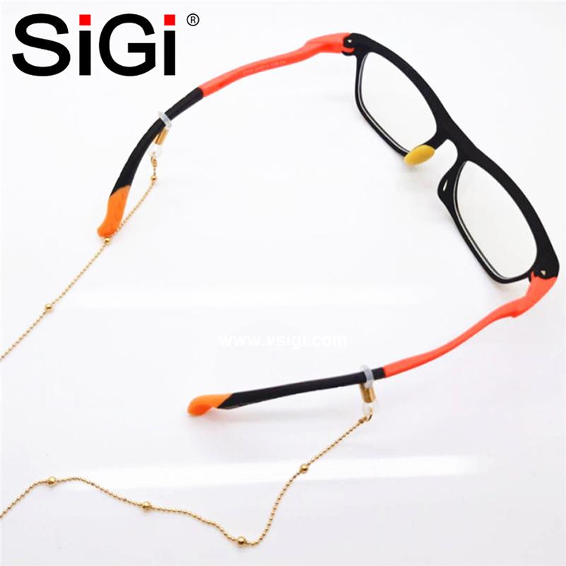 SiGi Stock Anti-slip Glasses Chain Fashion Bead Eye Chain Decoration Eyeglass Strap Eye Glasses Lanyards Eyewear Cord 