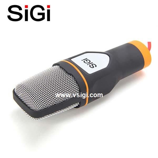 SiGi computer microphone computer network K song  microphone voice computer handheld microphone with stand 