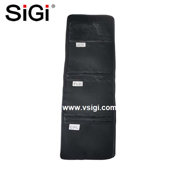 SiGi Industrial Outdoor DSLR PPS Camera Lens Filter Case Bag For UV/ND8/FLD Camera Filter 