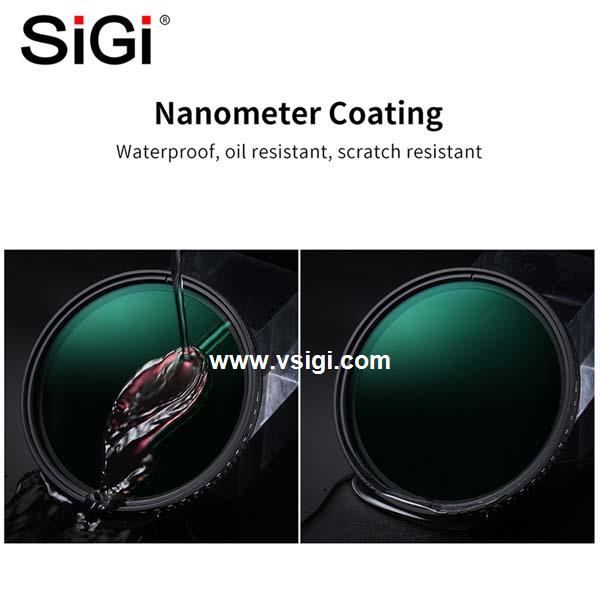 SiGi 49mm ND8~ND2000 variable filter for DSLR