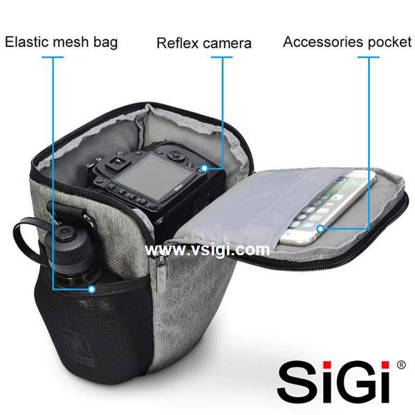 SiGi custom New Style for Cameraman Shoulder Bag Camera Canvas Bag 
