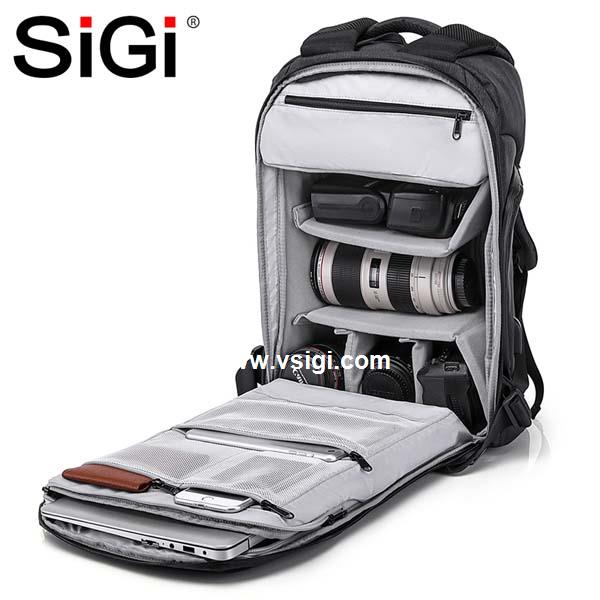 SiGi professional shockproof dslr camera bags for photography waterproof camera backpack 