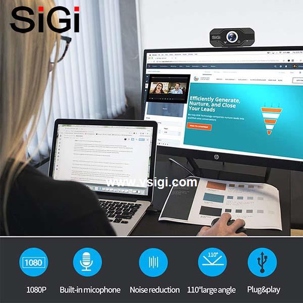 SiGi 408p/720p/1080p webcam Network video conference with microphone USB drive-free students study online 