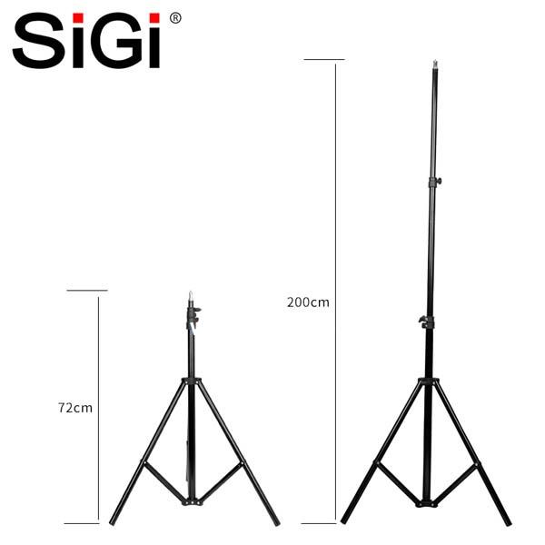 SiGi Tough Strong 200cm Light Stand Tripod Accessories Equipment for Studio Photography