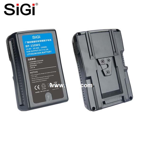 SiGi 150Wh 14.8V 10400mAh V mount V Lock battery for Sony Camcorder broadcast Video Camera 
