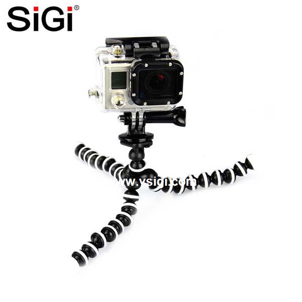 SiGi Best Selling Gopro Accessories Portable Smartphone Flexible Mini Camera Tripod For Gopro Camera 