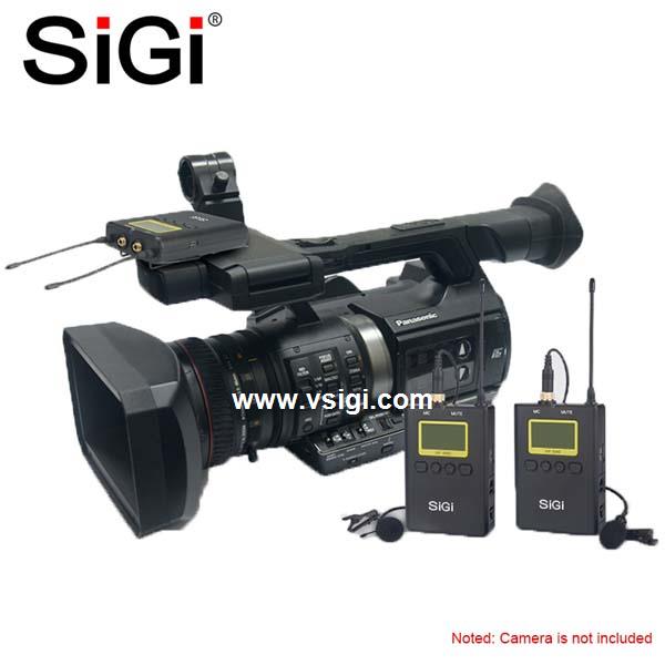 SiGi  wireless collar microphone high quality professional microphone for interview and photography 
