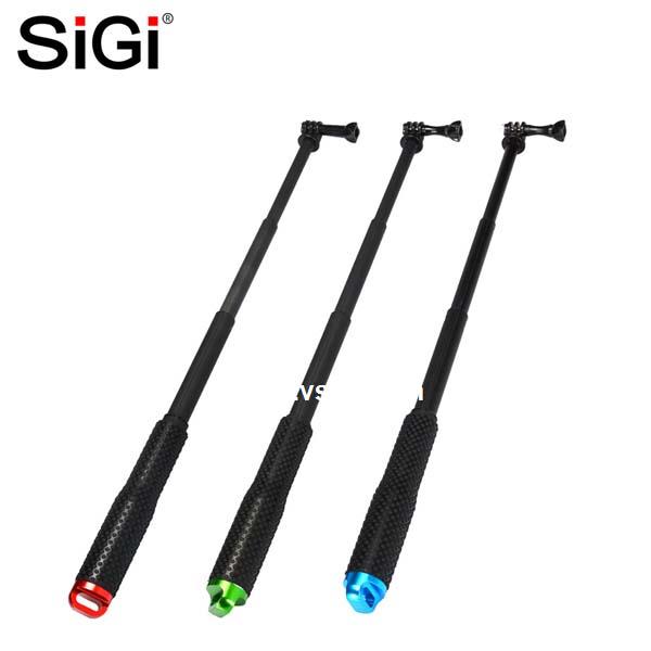 SiGi Hot Selling Action Camera Accessories Extendable Selfie Stick Hand Held Monopod for GoPro Hero 7 6 5 4 Cameras 