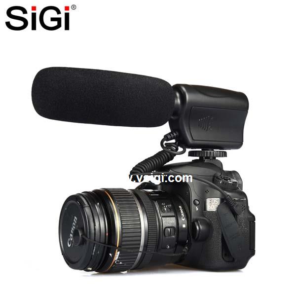 SiGi External Video Camera Stereo Microphone for studio recording 