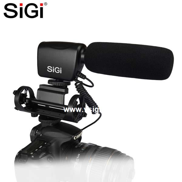 SiGi External Video Camera Stereo Microphone for studio recording 