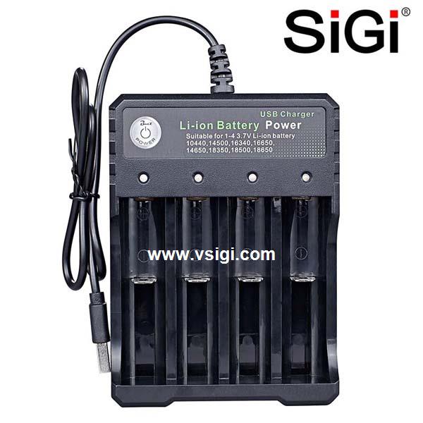 SiGi Quality Intelligent 5 Volt 4-Slots Dc To Dc Battery Charger
