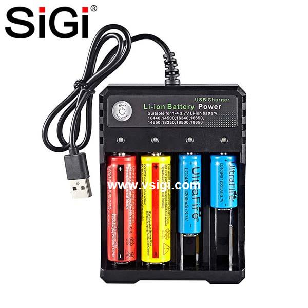 SiGi Quality Intelligent 5 Volt 4-Slots Dc To Dc Battery Charger