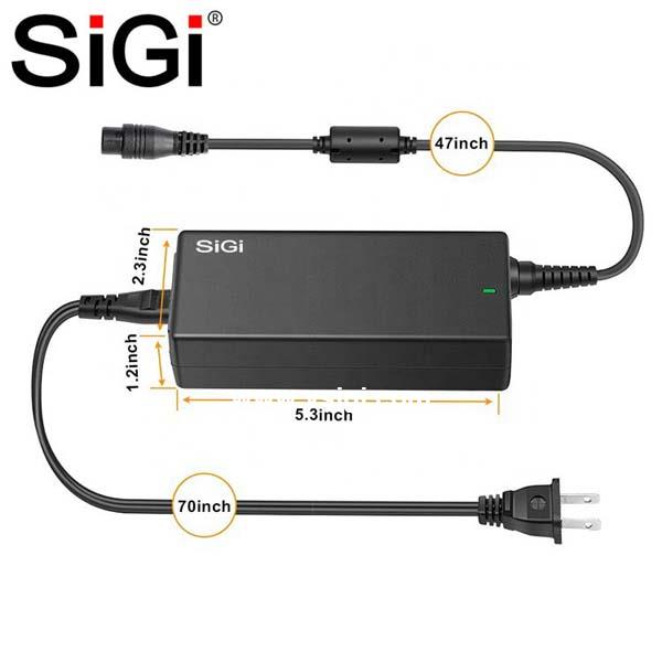 SiGi Portable AC DC Adapter Multi Chargers Cable Universal Power Supply Laptop Battery Charger