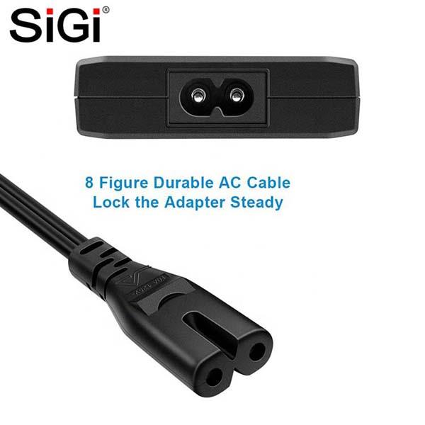 SiGi 65W 15-20V Laptop AC Charger Universal Power Adapter for Notebook Acer Asus Dell Lenovo HP 