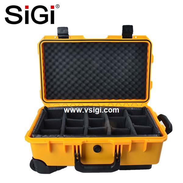 SiGi Safety Suitcase Hard Plastic Equipment Protective Camera Case Tool Case With Insert 