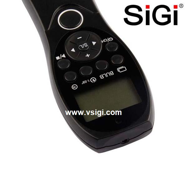 SiGi LCD Display Camera Wired Shutter Release for Nikon dslr 