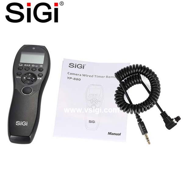 SiGi LCD Display Camera Wired Shutter Release for Nikon dslr 