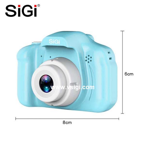 SiGi Toys Outdoor Photography 2 Inch HD Screen Chargeable Digital Mini Camera Kids Cartoon Cute Camera for Child Birthday Gift