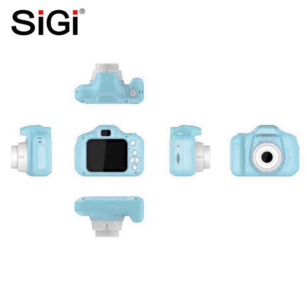 SiGi Toys Outdoor Photography 2 Inch HD Screen Chargeable Digital Mini Camera Kids Cartoon Cute Camera for Child Birthday Gift