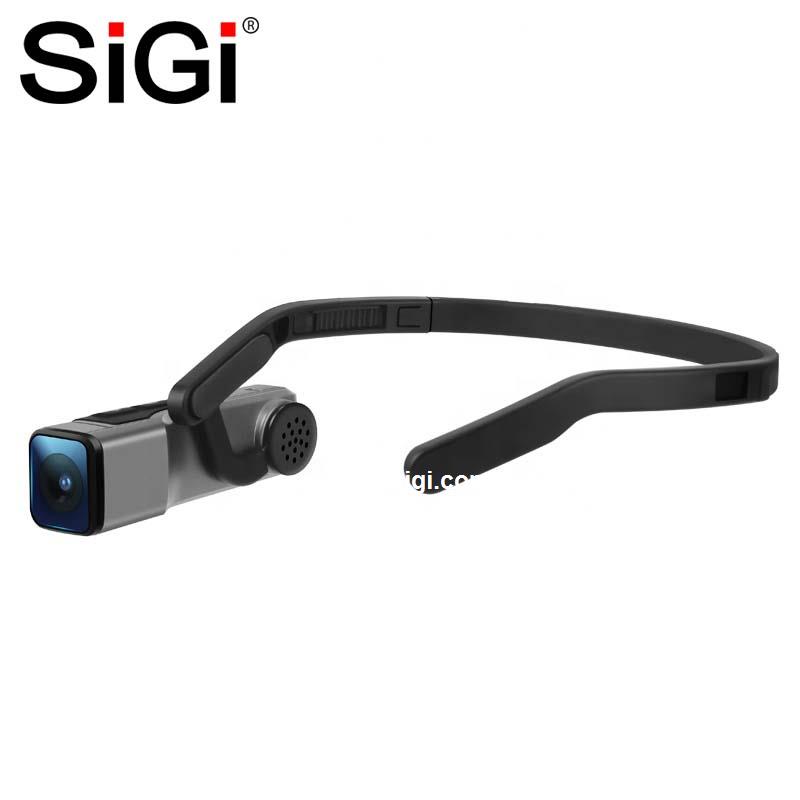 SiGi POV FPV Hands off Vlog Digital 4K UHD Gimbal Stabilization Camcorder 