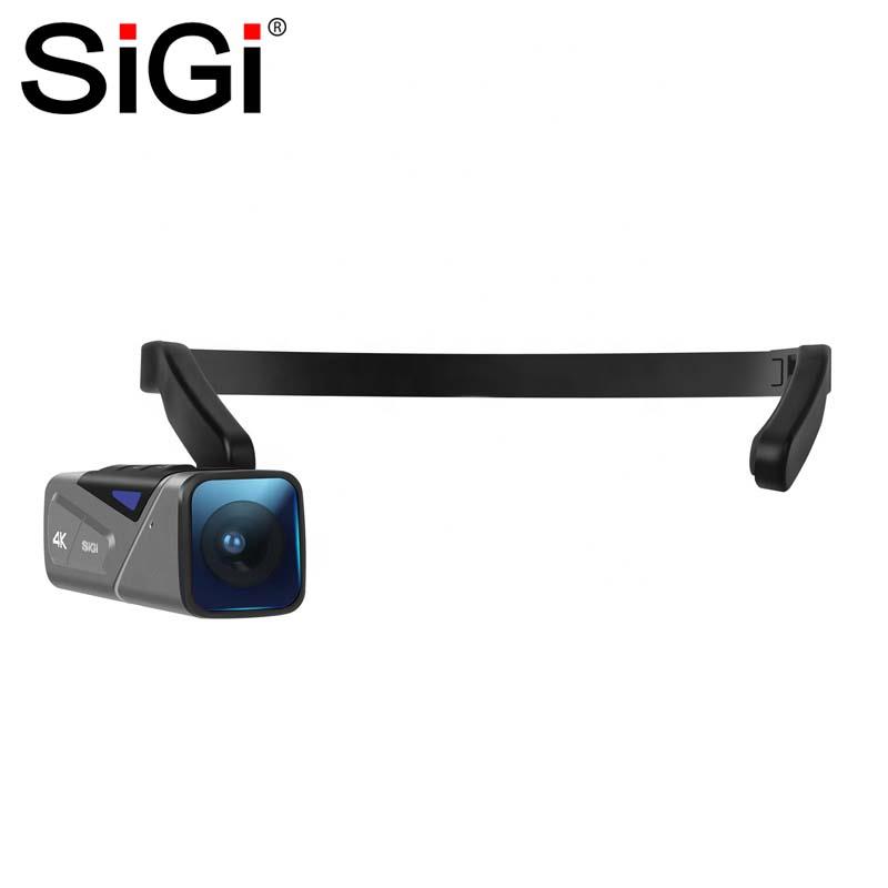 SiGi POV FPV Hands off Vlog Digital 4K UHD Gimbal Stabilization Camcorder 
