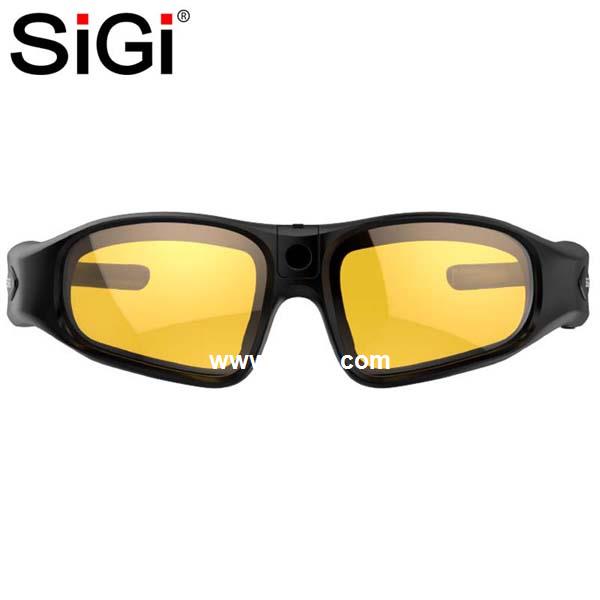 SiGi wifi camera glasses Wearable camera sunglasses 1080p, Mini camcorders for sports 