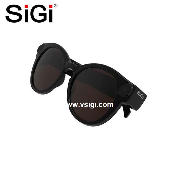 SiGi Smart Glasses WiFi Camera HD Glasses Eyewear DVR Video Recorder 1080P Snapshot Camera Sun Riding Glasses Mini Camcorder 