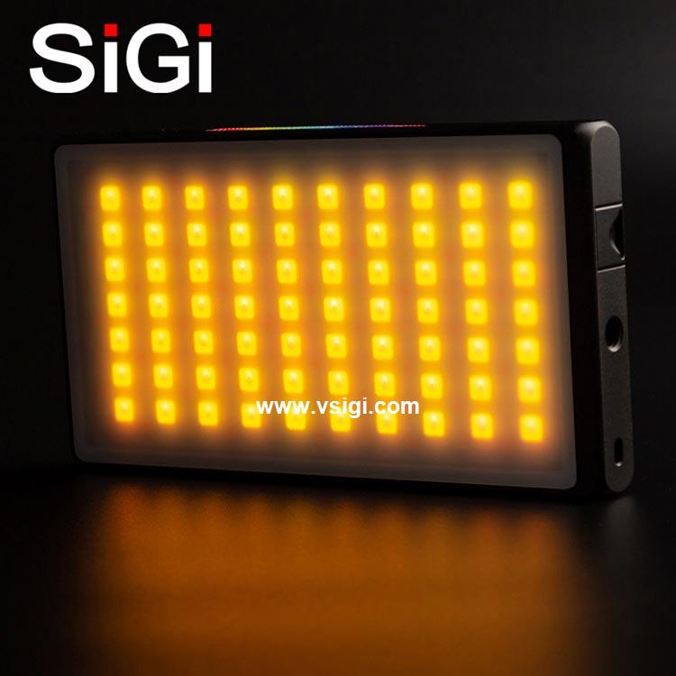 SiGi SG150 Adjustable Portable RGB LED Video Light for Camera Smartphone, Dual Color Temperature with Scene Modes 
