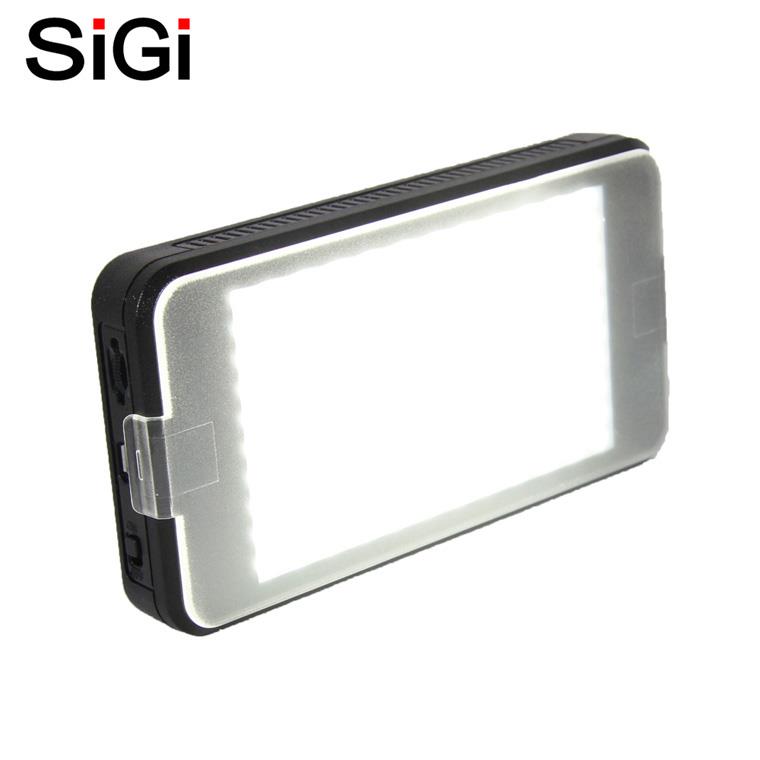 SiGi Super Slim Build-in Battery Powered LED Light for Photography, 3200K-6000K LED Video Light for Camera 